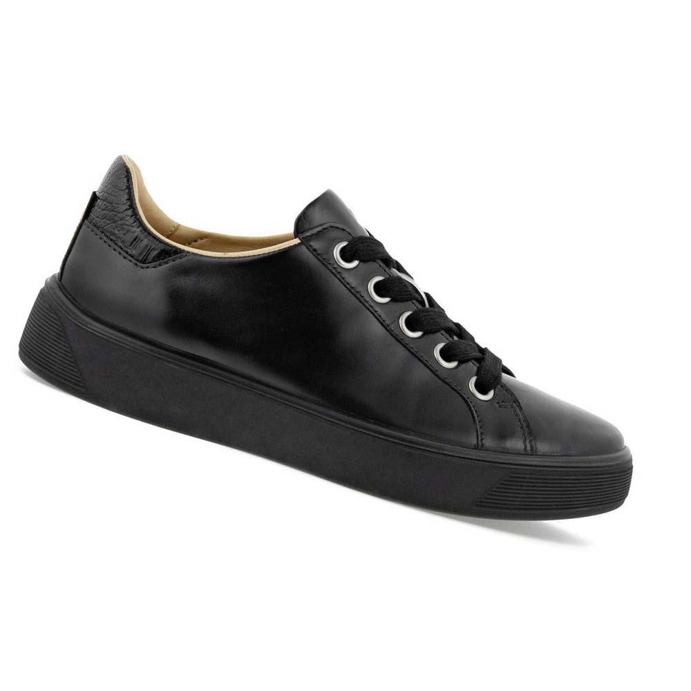 Ecco Street Tray Lx Sneakers Dam Svarta Svarta | SE 261SGL